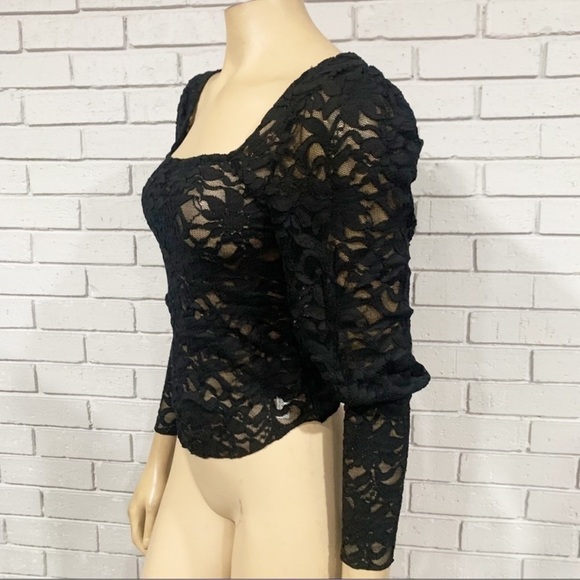 Free People Women’s Long Distance Layering Top in Flower Trail - Picture 2 of 3